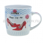 кружка чайная керамическая 250 мл (MC-2209126) микс (Flatel)