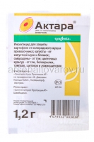 Актара 1,2 гр (сухая) средство от колорадского жука, тли, белокрылки (Сингента)