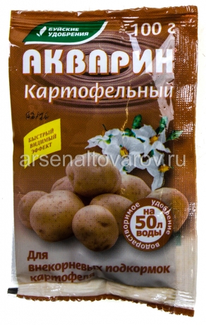 Удобрение для картофеля 100 гр Акварин Картофельный (Буйские удобрения)