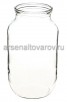 Банка стеклянная для консервирования СКО-1-82  1,5 л (обычная крышка) (Азов) 
