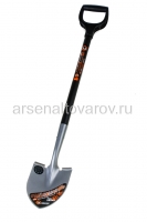 Лопата штыковая стальная с алюминиевым черенком V-ручка дамская Невесомость (2440) (ЦИ)
