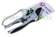 Секатор титановый 200 мм контактный с храповым механизмом (0233) (ЦИ)