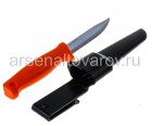 нож нержавеющий 20,5 см пластиковые ножны с поясным креплением Финланд (2101) (ЦИ)