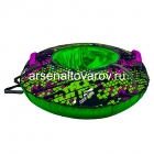 тюбинг (санки-ватрушка) диаметр 70 см до 70 кг с буксировочным тросом и ручками со светоотражающими элементами (Ника) (ТБ2К-70/22) 472509