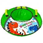 тюбинг (санки-ватрушка) диаметр 95 см до 100 кг с буксировочным тросом и ручками Динозаврики (Ника) (ТБ1КР-95/Д) 409851