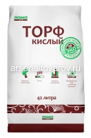 Торф верховой кислый 42 л для улучшения структуры почвы, биотуалетов, хвойников (Лама Торф)