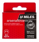 скобы для степлера 8 мм тип 53 (уп из 1000 шт) Майлз PRO (N3-8mm)