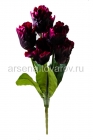 цветы искусственные Тюльпан резной 50 см (7 головок) 8 цветов (F49-46)