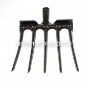 Вилы копальные 5-ти рогие усиленные рельсовая сталь F-02 (Парк)