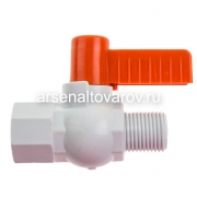 Кран шаровый с наружной и внутренней резьбой 1/2" с ручкой Нортон (А 302) (SLD)