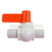 Кран шаровый с наружной резьбой 1/2" с ручкой Нортон (А 303) (SLD)