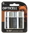 батарейки Оптисел Басик LR20 1.5 V (блистер из 2 шт) (6959)