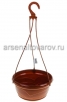 Кашпо подвесное пластиковое  4 л 25,5*18,5 см Венеция (5PL0352) (5Пласт) 