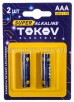 Батарейки Токов Электрик ААА (мизинчиковые) LR03 1.5 V (блистер из  2 шт) (1698886) 4895 