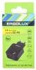 Адаптер сетевой 5-9 В/3 А Эрголюкс черный (ELX-РA01QC-C02 1USB+1Type C) (15108) 1747391 (6822) 