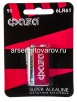 Батарейки Фаза 6LR61 (крона) 9 V (блистер из 1 шт) (5002265) 495339 
