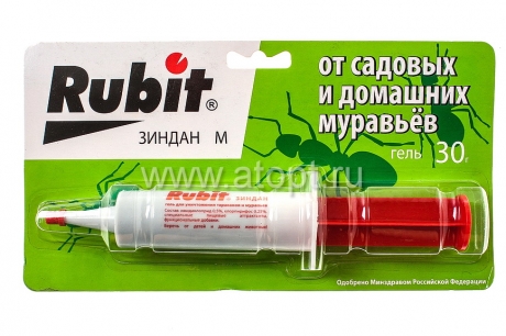 Зиндан гель 30 гр средство от садовых и домашних муравьев (Рубит)