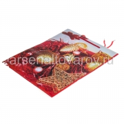 Пакет подарочный бумажный 26*32*11 см Новогодний 4 вида (КНР) СТ-05В