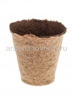 торфяной горшок для рассады 100*110 мм (уп из 20 шт) круглый (Умный огород)