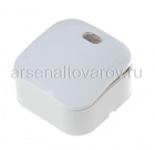 выключатель одноклавишный открытая проводка Фреа 10 А с подсветкой белый (TKE-FR-V1I-C01) 1685669 (3805) (Токов Электрик)