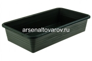 Ящик для рассады пластиковый 45*25*10 см 8,5 л (АП 105) зеленый (Альт-Пласт)