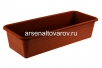 Ящик для рассады пластиковый 48*20*11 см 8 л (АП 682) коричневый (Альт-Пласт) 