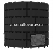 Компостер садовый пластиковый 1200 л (117*117*111 см) Агроном Премиум (АП 820) черный (Альт-Пласт)