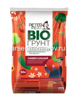 Грунт для овощных, цветочных культур и рассады Биогрунт Универсальный 50 л (Питэр Пит) на поддоне 30 шт