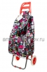 Тележка багажная грузоподъемность 30 кг с сумкой Париж А204 (Рыжий кот) 