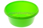 таз пластиковый круглый 6 л (М 2511) ярко-зеленый (Идея)