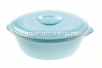 Контейнер для СВЧ пластиковый 3 л с клапаном (137) светло-голубой (Эльфпласт)