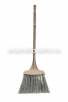 Веник пластиковый с синтетической щетиной жесткий 14,5*74 см (М 5110) капучино (Идея) 