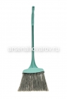 веник пластиковый с синтетической щетиной жесткий 14,5*74 см (М 5110) морская волна (Идея)