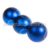 Шар новогодний  8 см (уп из  3 шт) 2 цвета (XY23-300)