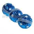 шар новогодний 8 см (уп из 3 шт) (BD014)