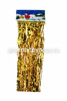 Дождик новогодний 150 см*18 см золото (6264-5зол)