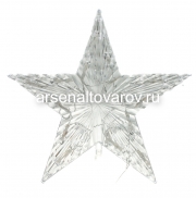 Гирлянда новогодняя электрическая Звезда-наконечник 15 ламп 20 см мульти (KRV-208)