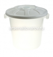 Бак пластиковый 20 л для пищевых с крышкой (АП 554) (Альт-Пласт)