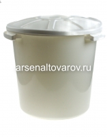 Бак пластиковый 60 л для пищевых с крышкой (АП 562) (Альт-Пласт)