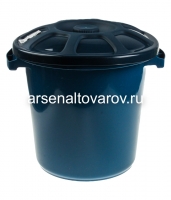Бак пластиковый 20 л для непищевых с крышкой (АП 556) (Альт-Пласт)
