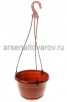 Кашпо подвесное пластиковое  3,3 л 21*13,6 см Глория (5PL0110) (5Пласт) 