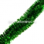 мишура новогодняя 200* 3,5 см Праздничная зеленая (Г-270зел)