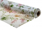 клеенка столовая нетканая основа Амарант рулон (20 м*1,37 м) Цветы (7387А)