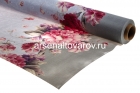 клеенка столовая тканевая основа Амбер рулон (20 м*1,37 м) Цветы (5908-2)
