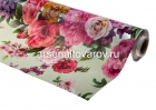 клеенка столовая тканевая основа Флер рулон (20 м*1,4 м) Букет цветов (81390C)