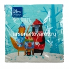 салфетки бумажные 20 листов трехслойные Перо Престиж Ребята 33*33 см (Лилия)