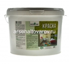краска водно-дисперсионная для стен Эколюкс 14 кг моющаяся супербелая