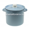 Кастрюля эмалированная  5,5 л (С41617.3СГ) серо-голубая (Сибирские товары)