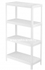 Полка пластиковая 4 секции 590*285*1010 мм Армада (М 2700) белая (Идея) 