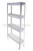 Этажерка пластиковая 4 секции 530*170*1055 мм (М 2705) белая (Башкирия) 